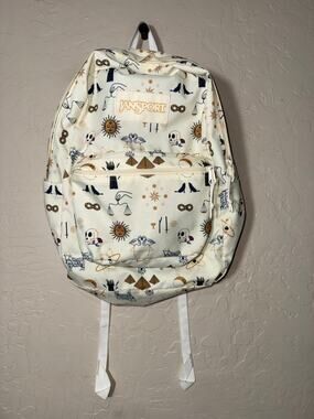JanSport Superbreak Plus backpack Mystic Futures pattern celestial witchy